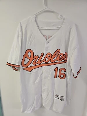 Camiseta Baltimore Orioles Trey Mancini 16 MLB Majestic base flexível costurada tamanho 52 - Imagem 1 de 4