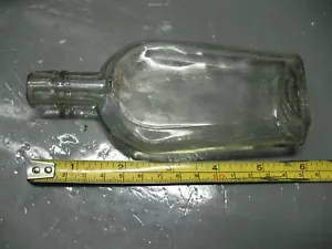 VINTAGE MEDICINE BOTTLE 6'' DAVIS BROTHERS? EMBOSSED EDBA 7 - Picture 1 of 5