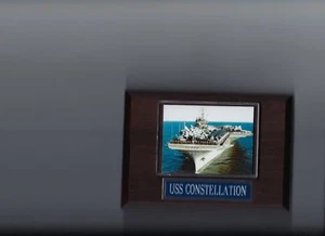 USS CONSTELLATION PLAQUE CV-64 NAVY US USA MILITARY AIRCRAFT CARRIER SHIP - Picture 1 of 1