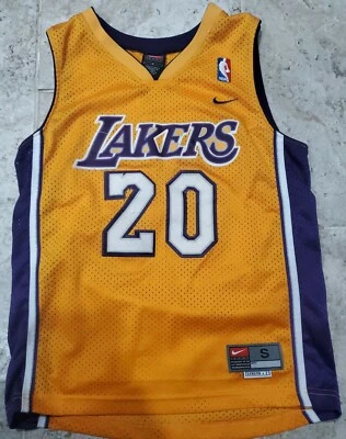 ULTRA RARE 2003 NIKE GARY PAYTON LOS ANGELES LAKERS JERSEY YOUTH SIZE SMALL!!!!! - Image 1 of 4