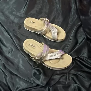 Clark’s Brynn Madi Ultimate Comfort Rose Gold Sandals 5.5 - Picture 1 of 3
