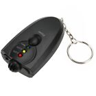 Keychain LED Alcohol Breath Tester With Torch Function Black DOB