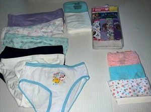 15  NEW Hanes Fruit of Loom Girls Panties Underwear Tank Tops Size Medium 7 / 8 - Picture 1 of 7