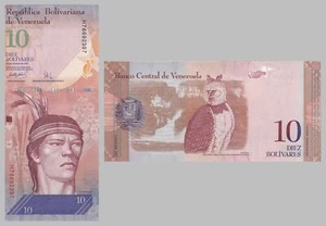 Venezuela 10 Bolivares 2007 p90a unz - Bild 1 von 1