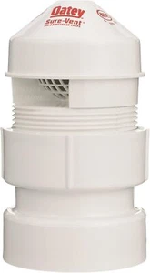 Oatey Sure-Vent 1-1/2 in.–2 in. 160 Branch, 24 1-1/2-Inch by 2-Inch, White - Picture 1 of 7