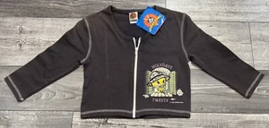 Vintage Tweety Bird Zip Jacket KIDS Medium Holydays 1999 Vacation Looney Tunes - Picture 1 of 9