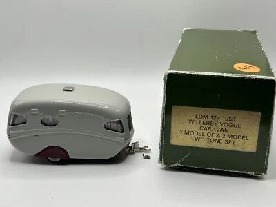 Lansdowne Models LDM 17x 1956 Willerby Vogue Caravan; 1/43 Scale Brooklin 1464 - Image 1 of 4