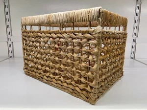 Ikea TÄTING TATING Basket, banana leaves/natural 13 3/4x9 3/4x9 3/4 " (2 Pack) - Picture 1 of 4
