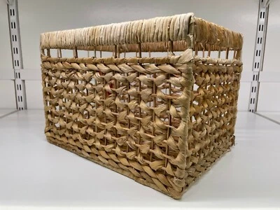 Ikea TÄTING TATING Basket, banana leaves/natural 13 3/4x9 3/4x9 3/4 " (2 Pack) - Image 1 of 4