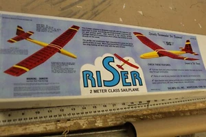 Sig, "Riser", Vintage Balsa, R/C Sailplane Kit 78" - Picture 1 of 6