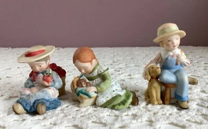 HOLLY HOBBY (3) Figurine Vintage Designer Miniature Collezione Serie V 1980 - Foto 1 di 12