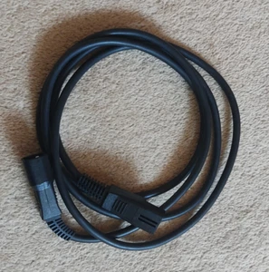 RS Components Power Extension Lead IEC Male to Female Kettle UPS C14/C13 2m 6A - Picture 1 of 2