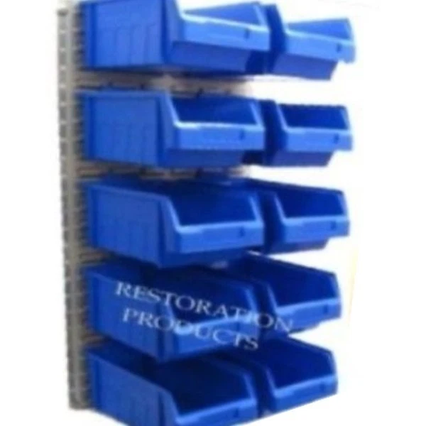 KIT DE PARED DE CONTENEDORES DE 10 PIEZAS GRANDES 4 PANELES DE ACERO Foto 1 de 1