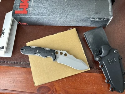 Benchmade 14100 HK Snody Fixed Blade Knife W/ Sheath - DISCONTINUED - USA - RARE - Image 1 of 4