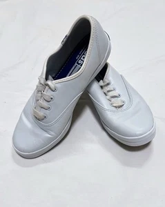 Keds Women's Champion Original Leather Sneakers, White, 6.5 (US) WH45750W - Picture 1 of 6