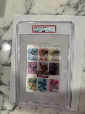 2021 Pokemon Eevee Evolution Evolving Skies Lenticular Card Pass. PSA 9! POP 13! - Image 1 of 2