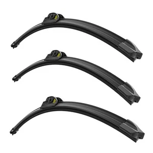 Valeo Ultimate Beam Hook 3pc Front Left 20" Right 21" Rear 16" Wiper Blade Kit - Picture 1 of 1