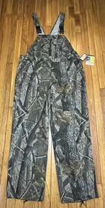 Outfitters Ridge Realtree Hardwoods Camo Bib Overalls Men's L 42-44 NWT - Picture 1 of 19