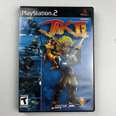 Jak II (Sony PlayStation 2, PS2 - 2003) CIB Complete with Manual Black Label - Image 1 of 4