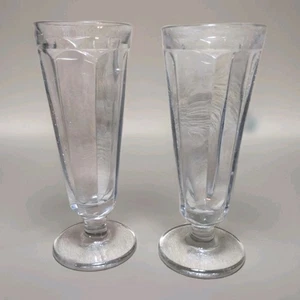 19th Century Antique Bock Beer Glasses, Pair, Many Inclusions Under Surface - Picture 1 of 24