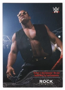2016 Topps WWE Road to WrestleMania #10 The Rock Tribute Rock n Sock Connection - Picture 1 of 2