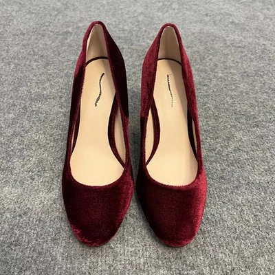 Kate Spade Sybil Pumps – Cherrywood (Deep Burgundy Velvet) - Size 8.5 - Image 1 of 4