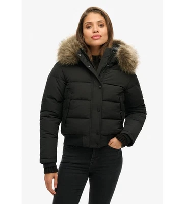 Superdry | Frau | Everest Bomberjacke schwarz - Bild 1 von 4