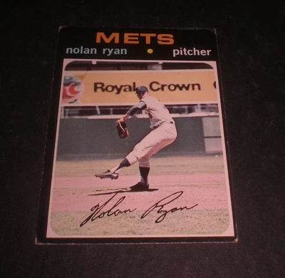 1971 NOLAN RYAN TOPPS BASEBALL CARD #513 - Image 1 of 2