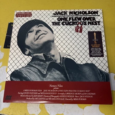 One Flew Over The Cuckoo's Nest 1975 Laserdisc Set LV4531 Jack Nicolson 2 Disc - Image 1 of 4