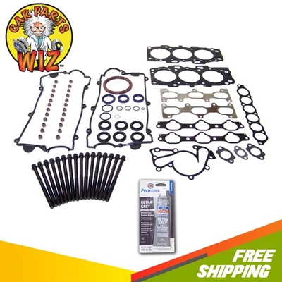 Juego completo de juntas de motor y pernos de cabeza para 01-03 Kia Optima Hyundai Santa Fe 2,7 L Foto 1 de 4