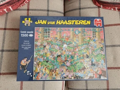 Puzzle Jumbo Jan Van Haasteren Chalk Up 1500 pezzi NUOVO SIGILLATO - Immagine 1 di 3
