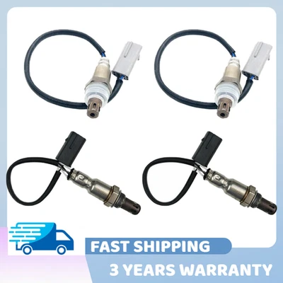 NEW Set of 4 Up+Downstream O2 Oxygen Sensor Fit For Infiniti G35 3.5L V6 2007 US - Image 1 of 4