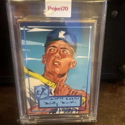 #1 2021 TOPPS PROJECT 70 #574 MICKEY MANTLE BY NATUREL P70 AP MARCO PLATEADO 1/51 Foto 1 de 3