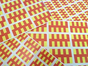 Pegatinas autoadhesivas de bandera del condado autoadhesivas de Northumberland - Imagen 1 de 3