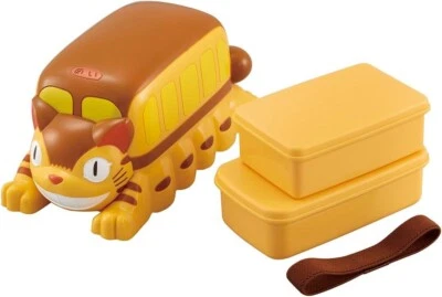 Skater Ghibli Totoro Catbus Bento Box DLB6 w/Strap Japan Licensed Lunch Case New - Image 1 of 4