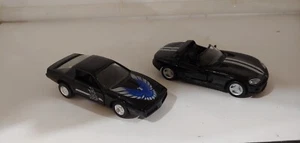 DODGE VIPER 1/43 SCALE & PONTIAC TRANS AM LOOSE PULL BACK ACTION BY MAISTO B219 - Picture 1 of 4