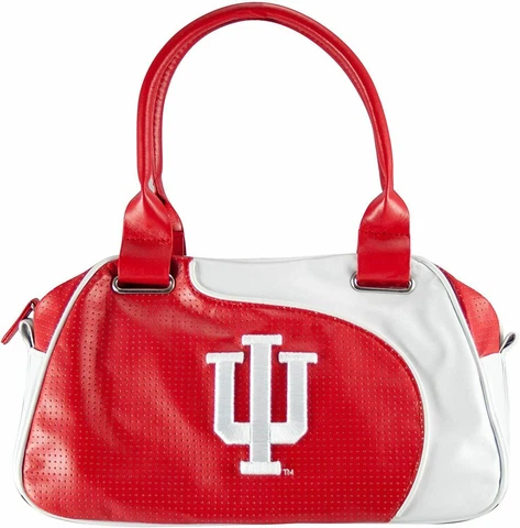 Too Cute! New NCAA Indiana Hoosiers Little Earth  Bowler Purse S82 Cover