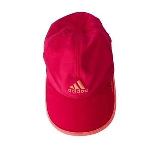 Adidas Adizero II Climacool Reflective Adjustable Cap Red Orange Womens OSFA - Picture 1 of 8