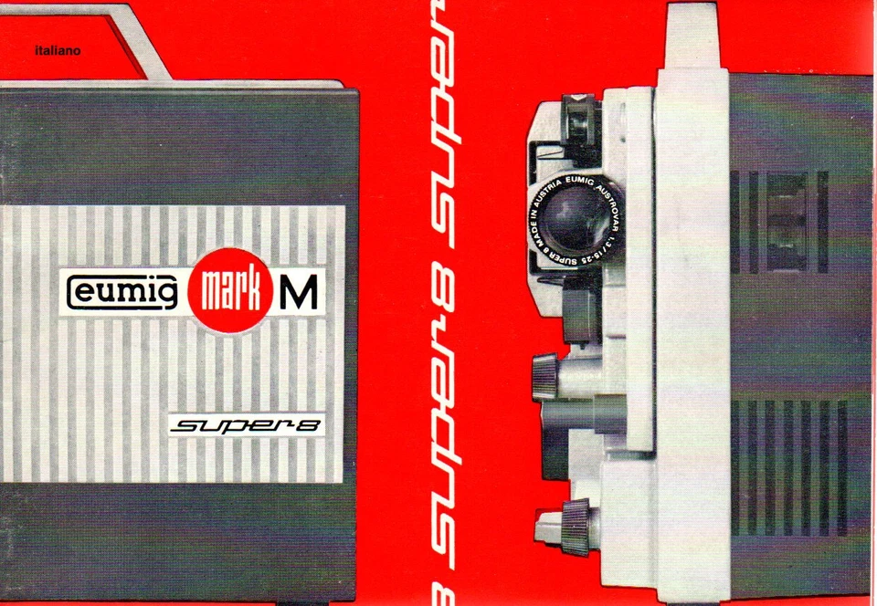 Bedienungsanleitung Manual Filmprojektor Eumig Mark M - in italienisch - Bild 1 von 1