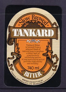 BEER LABELS: TANKARD BITTER 740ml. - Foto 1 di 1