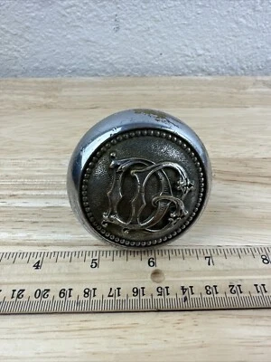 Antique DOUGLAS BUILDING 1898 NICKEL Door Knob Custom Hot Rod Shifter - Image 1 of 4