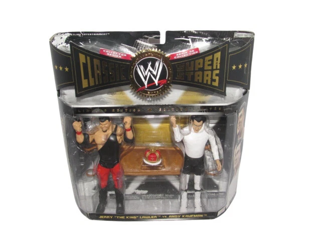 JAKKS Pacific: WWE Wrestling - Classic Superstars Jerry Lawler & Andy Kaufmann Action Figures