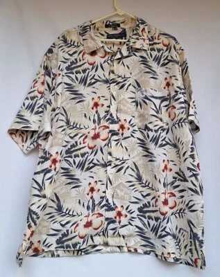 Daniel Cremieux Hawaiian Men's Shirt Linen Tropical Print Size XXL - Image 1 of 3