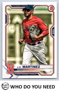 J.D. Martinez 2021 Bowman #60 - Picture 1 of 2