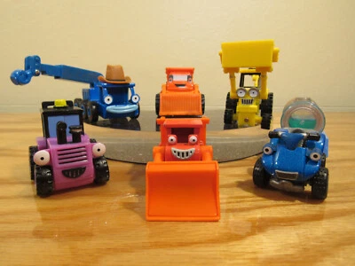 Bob The Builder Diecast x7 Lofty SCOOP Water Tanker MUCK Scrambler PLASTIC Trix - Image 1 of 4