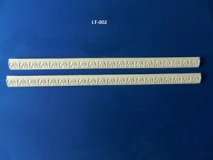 2 Stk. Leisten LT-002 aus Stuckgips. - Bild 1 von 2
