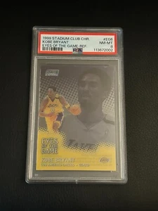 1999 Stadium Club Chrome KOBE BRYANT Eyes of the Game Refractor PSA 8 - Picture 1 of 1