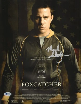 Foto firmada por Mark Schultz 11x14 certificado de autenticidad Foxcatcher póster de la película de lucha libre automático Foto 1 de 4