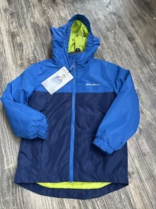 NWT Eddie Bauer Boys' Kids' 3-in-1 Jacket Light Weight Blue XS-5/6 - Picture 1 of 9