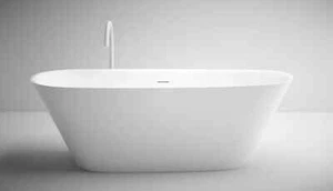 Falper LEVEL 45 Freestanding Bathtub Tub White Ceramilux New in Box! - Picture 1 of 6